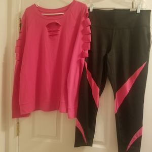 Lane Bryant. Livi Active. Top and pants. Size 18/20. Brand new w/tags.